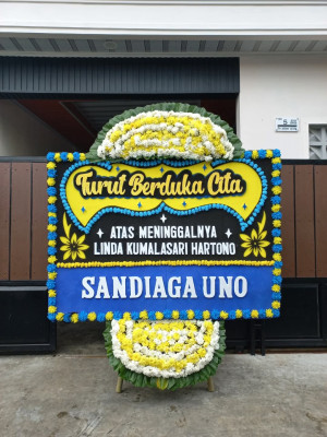 Papan Bunga Duka di Cihara