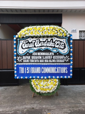 Papan Bunga Duka di Cihara